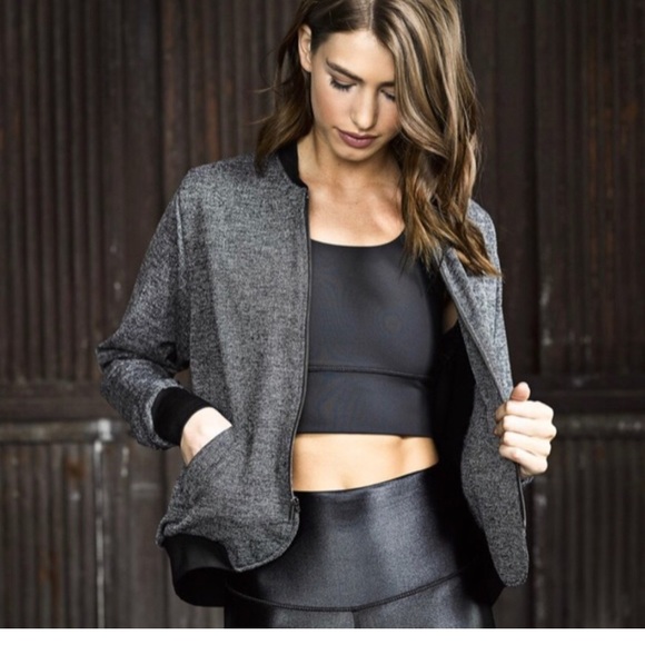 DYI Herringbone Bomber Jacket - Picture 1 of 4